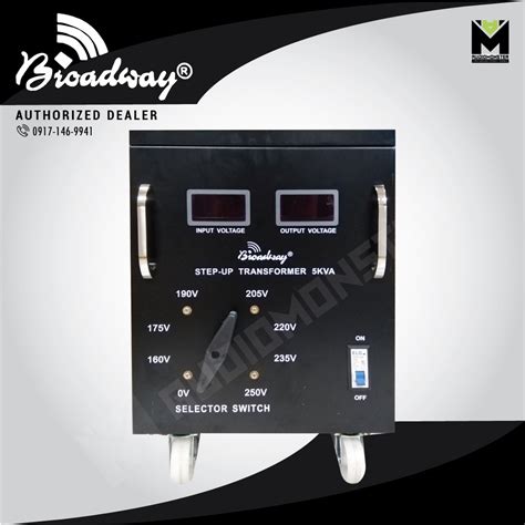 Broadway 5KVA 5000W Step Up Transformer .